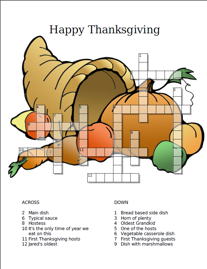 thanksgiving puzzle